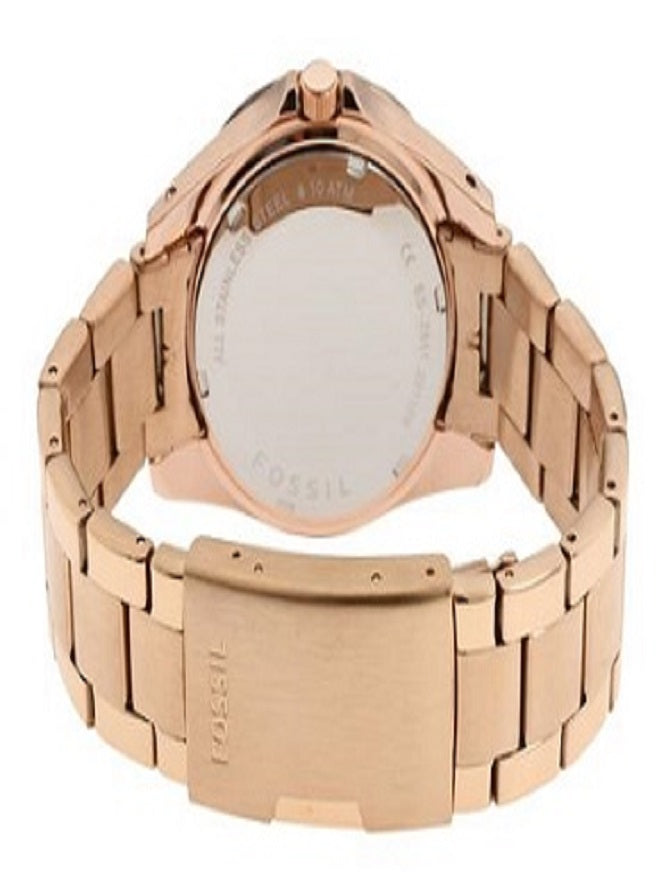 Fossil Riley Multifunction Rose Gold Dial Rose Gold Steel Strap Watch for Women - ES2811 Buy Now By Fossil