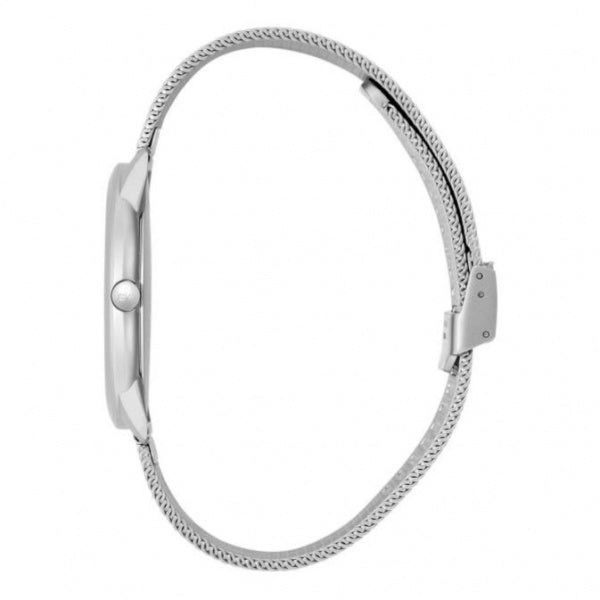 Calvin Klein Minimal Black Dial Silver Mesh Bracelet Watch for Women - K3M52151 Buy Now By Calvin Klein