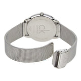 Calvin Klein Minimal Black Dial Silver Mesh Bracelet Watch for Men - K3M51151 Buy Now By Calvin Klein