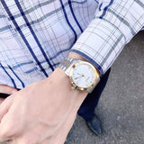 Gucci G Timeless Silver Dial Two Tone Steel Strap Watch For Men - YA126409 Buy Now By Gucci