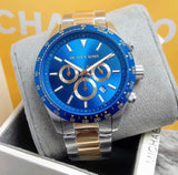 Michael Kors Layton Chronograph Blue Dial Two Tone Steel Strap Watch For Men - MK8825 Buy Now By Michael Kors