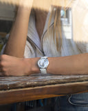 Swarovski Crystalline Pure White Dial White Leather Strap Watch for Women - 5275046 Buy Now By Swarovski