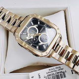 Fossil Inscription Multifunction Black Dial Gold Steel Strap Watch for Men - BQ2656 Buy Now By Fossil