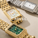 Fossil Raquel Three Hand Date Mother of Pearl Dial Silver Steel Strap Watch for Women - ES5306 Buy Now By Fossil