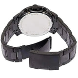 Fossil Grant Sport Chronograph Black Dial Black Steel Strap Watch for Men - FS5374 Buy Now By Fossil