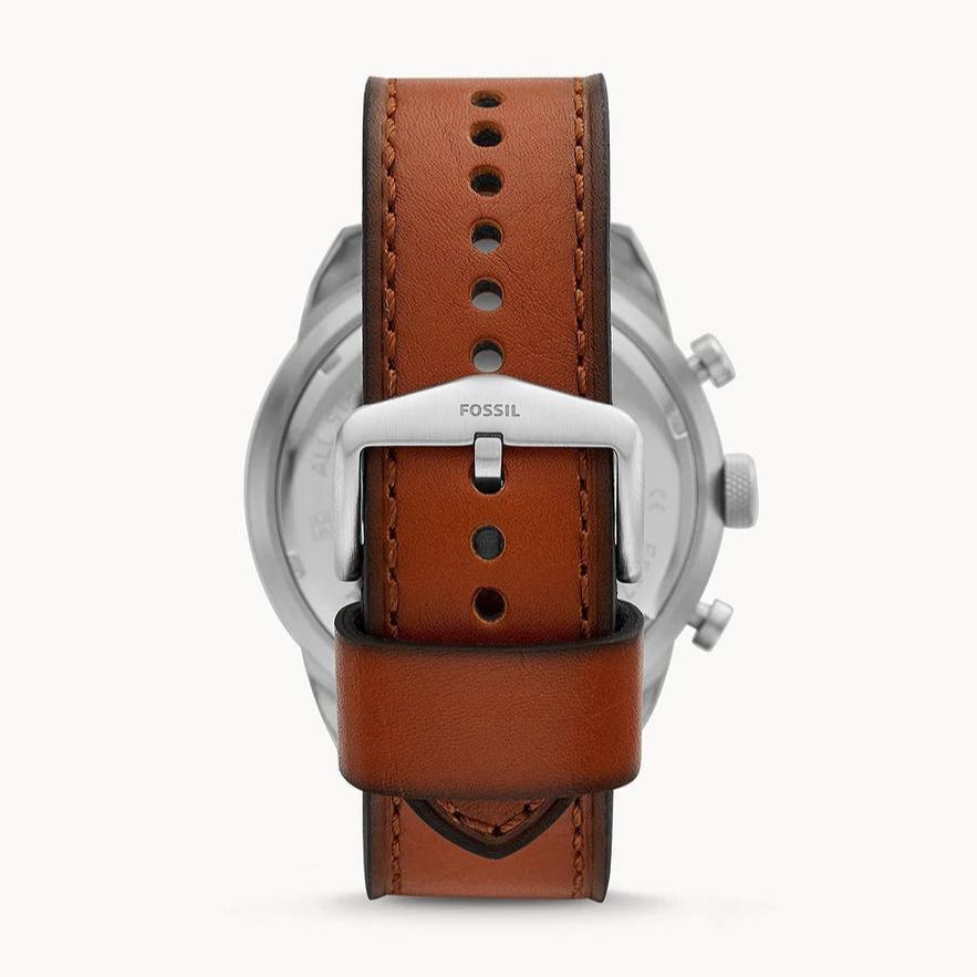 Fossil Neutra Chronograph Green Dial Brown Leather Strap Watch for Men - FS5735 Buy Now By Fossil