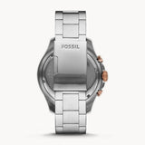 Fossil FB-03 Chronograph Black Dial Silver Steel Strap Watch for Men - FS5768 Buy Now By Fossil