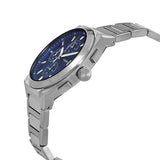 Fossil Everett Chronograph Blue Dial Silver Steel Strap Watch for Men - FS5795 Buy Now By Fossil
