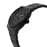Fossil Everett Chronograph Black Dial Black Steel Strap Watch for Men - FS5797 Buy Now By Fossil