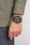 Fossil Retro Pilot Chronograph Black Dial Grey Steel Strap Watch for Men - FS5834 Buy Now By Fossil