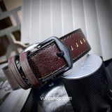 Fossil Everett Automatic Analog Black Dial Brown Leather Strap Watch for Men - ME3207 Buy Now By Fossil