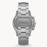 Fossil Dean Chronograph Black Dial Silver Steel Strap Watch for Men - FS4542 Buy Now By Fossil