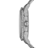 Fossil Dean Chronograph Black Dial Silver Steel Strap Watch for Men - FS4542 Buy Now By Fossil