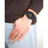 Fossil Machine Chronograph Black Dial Two Tone Steel Strap Watch for Men - FS5164 Buy Now By Fossil