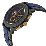 Fossil Machine Chronograph Black Dial Two Tone Steel Strap Watch for Men - FS5164 Buy Now By Fossil