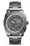 Fossil Machine Chronograph Grey Dial Grey Steel Strap Watch for Men - FS5172 Buy Now By Fossil