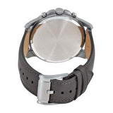 Fossil Grant Chronograph Gunmetal Grey Dial Grey Leather Strap Watch for Men - FS5183 Buy Now By Fossil