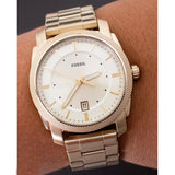 Fossil Machine Gold Dial Gold Steel Strap Watch for Men - FS5264 Buy Now By Fossil
