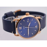 Fossil The Commuter Blue Dial Blue Leather Strap Watch for Men - FS5274 Buy Now By Fossil
