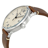 Fossil The Commuter White Dial Brown Leather Strap Watch for Men - FS5275 Buy Now By Fossil