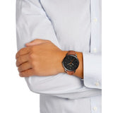 Fossil The Minimalist Black Dial Brown Leather Strap Watch for Men - FS5305 Buy Now By Fossil