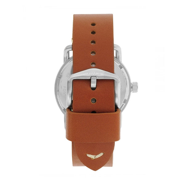 Fossil Commuter Blue Dial Blue Leather Strap Watch for Men - FS5325 Buy Now By Fossil