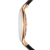 Fossil The Minimalist Black Dial Black Leather Strap Watch for Men - FS5376 Buy Now By Fossil