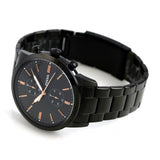 Fossil Townsman Chronograph Black Dial Black Steel Strap Watch for Men - FS5379 Buy Now By Fossil