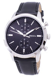 Fossil Townsman Multifunction Black Dial Black Leather Strap Watch for Men - FS5396 Buy Now By Fossil