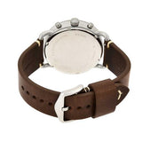 Fossil The Commuter White Dial Brown Leather Strap Watch for Men - FS5402 Buy Now By Fossil