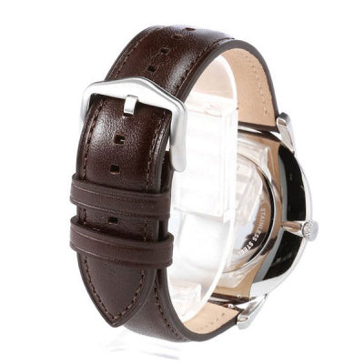 Fossil The Minimalist 3H Black Dial Brown Leather Strap Watch for Men - FS5464 Buy Now By Fossil