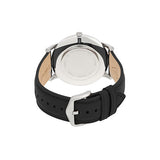 Fossil The Minimalist Carbon Series Black Dial Black Leather Strap Watch for Men - FS5497 Buy Now By Fossil
