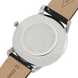 Fossil The Minimalist Carbon Series Black Dial Black Leather Strap Watch for Men - FS5497 Buy Now By Fossil