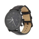 Fossil Neutra Chronograph Black Dial Black Leather Strap Watch for Men - FS5503 Buy Now By Fossil