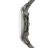 Fossil Goodwin Chrono Analog Black Dial Grey Steel Strap Watch for Men - FS5518 Buy Now By Fossil