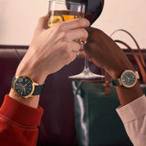 Fossil Townsman Chronograph Green Dial Green Leather Strap Watch for Men - FS5599 Buy Now By Fossil