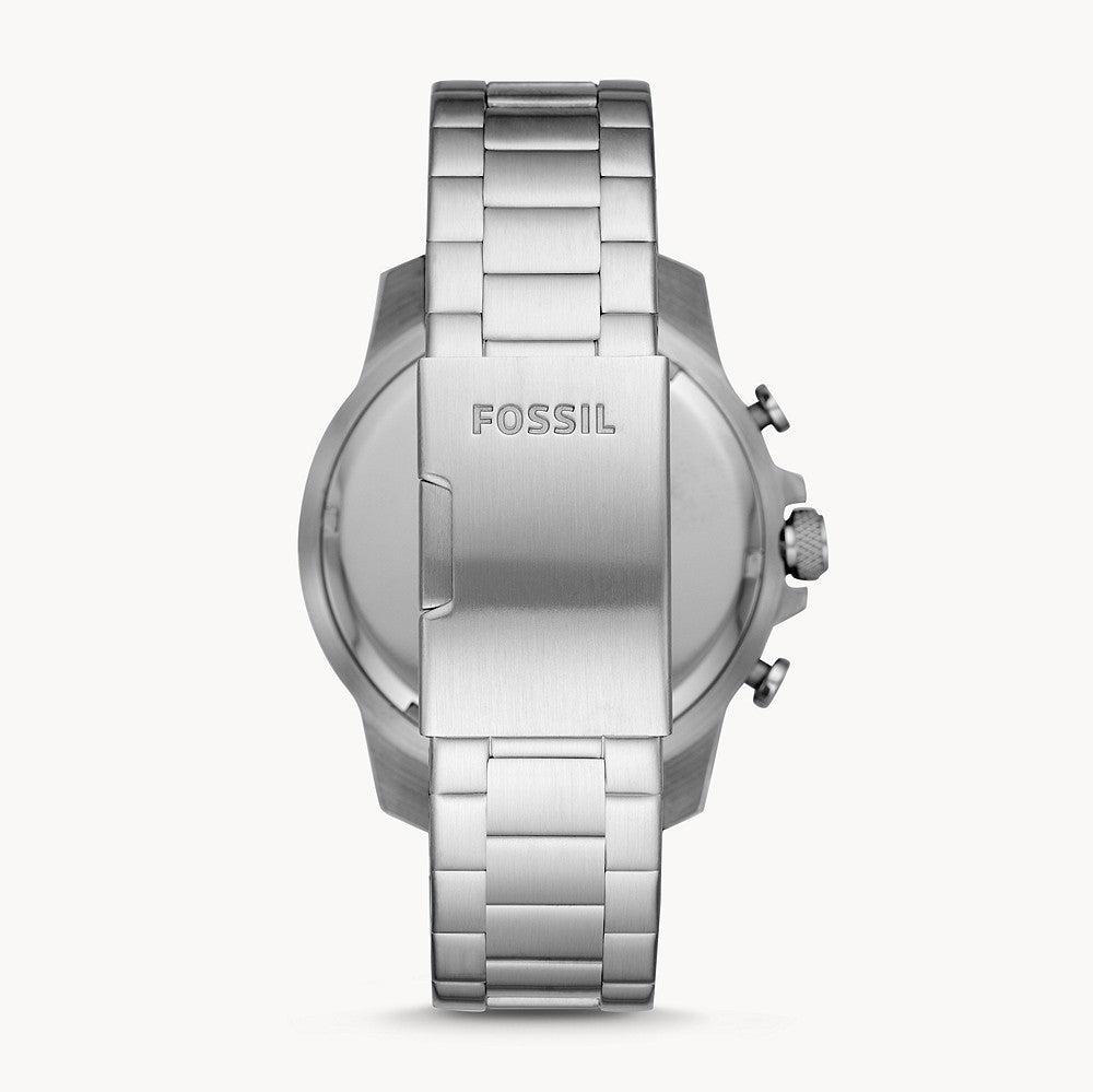Fossil Bowman Chronograph Blue Dial Silver Steel Strap Watch for Men - FS5604 Buy Now By Fossil