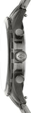 Fossil Forrester Chronograph Black Dial Grey Steel Strap Watch for Men - FS5606 Buy Now By Fossil