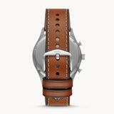Fossil Forrester Chronograph Blue Dial Brown Leather Strap Watch for Men - S5607 Buy Now By Fossil