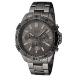 Fossil Garrett Chronograph Grey Dial Grey Steel Strap Watch for Men - FS5621 Buy Now By Fossil