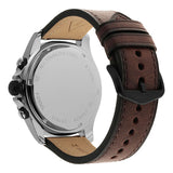 Fossil Dillinger Chronograph White Dial Brown Leather Strap Watch for Men - FS5674 Buy Now By Fossil