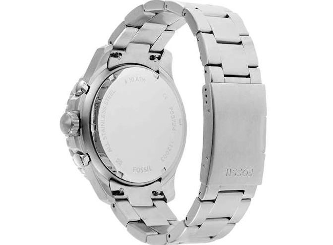 Fossil FB-03 Chronograph Blue Dial Silver Steel Strap Watch for Men - FS5724 Buy Now By Fossil
