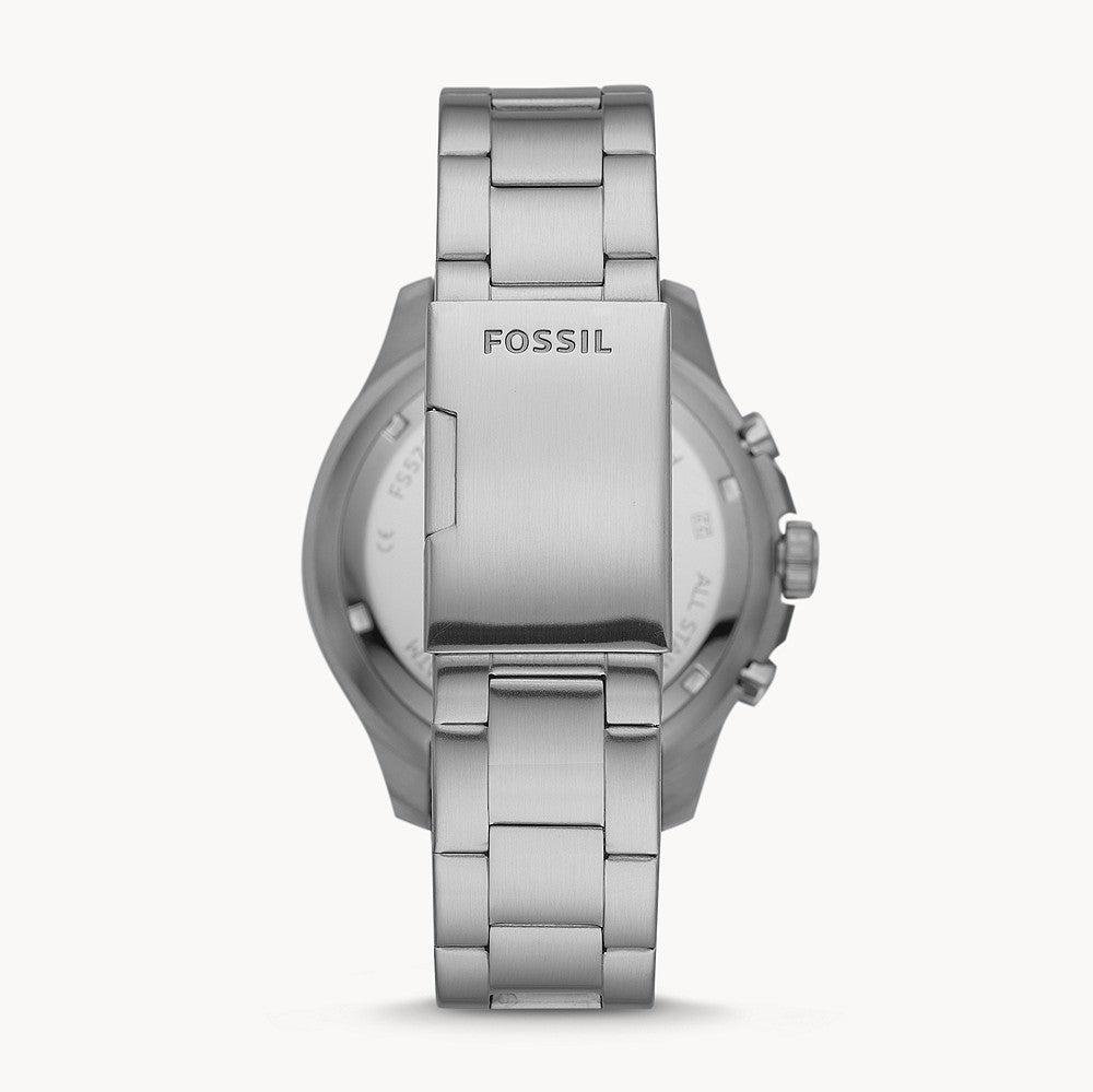 Fossil FB-03 Chronograph Green Dial Silver Steel Strap Watch for Men - FS5726 Buy Now By Fossil