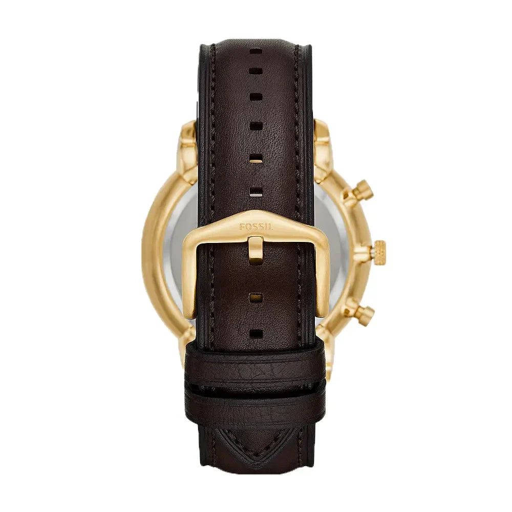 Fossil Neutra Chronograph Brown Dial Brown Leather Strap Watch for Men - FS5763 Buy Now By Fossil