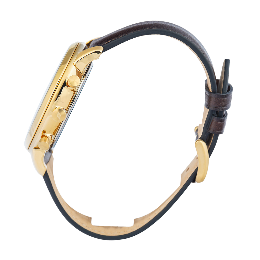 Fossil Neutra Chronograph Brown Dial Brown Leather Strap Watch for Men - FS5763 Buy Now By Fossil