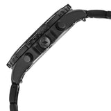 Fossil Garrett Chronograph Black Dial Black Steel Strap Watch for Men - FS5773 Buy Now By Fossil