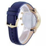 Fossil Neutra Chronograph Blue Dial Blue Leather Strap Watch for Men - FS5790 Buy Now By Fossil