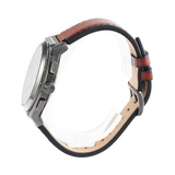 Fossil Everett Chronograph Grey Dial Brown Leather Strap Watch for Men - FS5799 Buy Now By Fossil