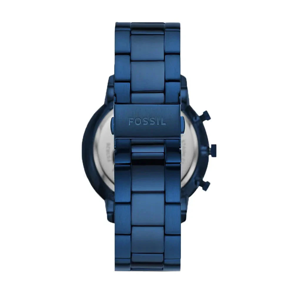 Fossil Neutra Chronograph Blue Dial Blue Steel Strap Watch for Men - FS5826 Buy Now By Fossil