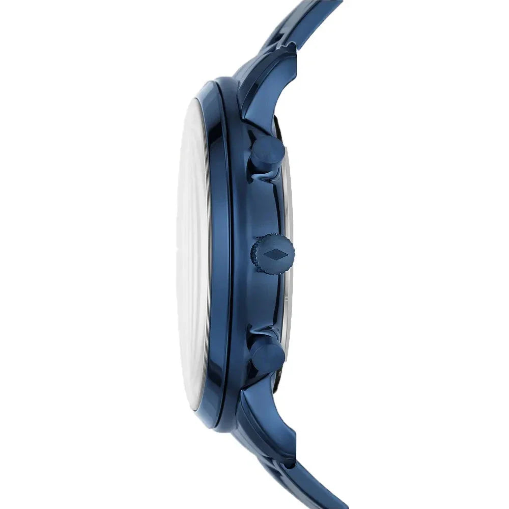 Fossil Neutra Chronograph Blue Dial Blue Steel Strap Watch for Men - FS5826 Buy Now By Fossil